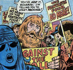 John Buscema's politicised street scenes, with Joe's inks